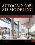 AutoCAD 2021 3DModeling Book Cover